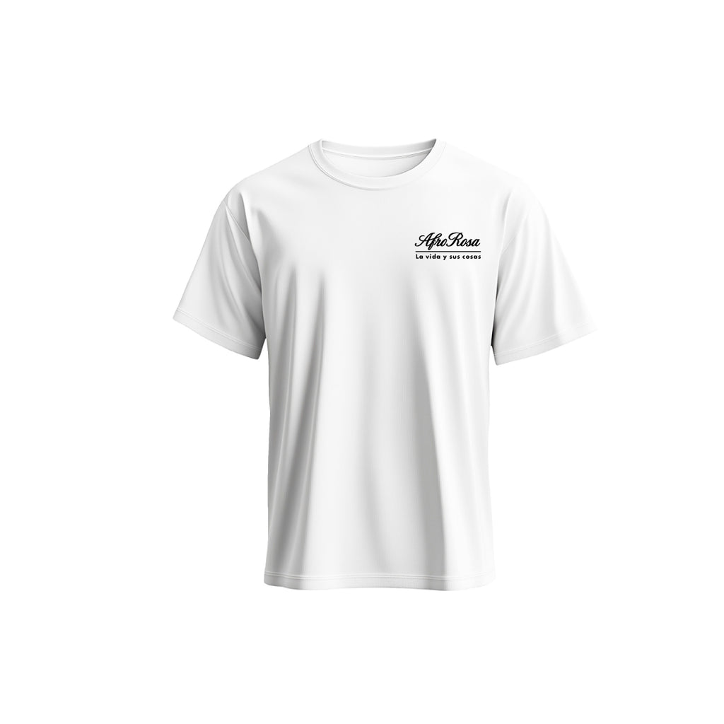 Camiseta Manga Corta Estampado de Rosa