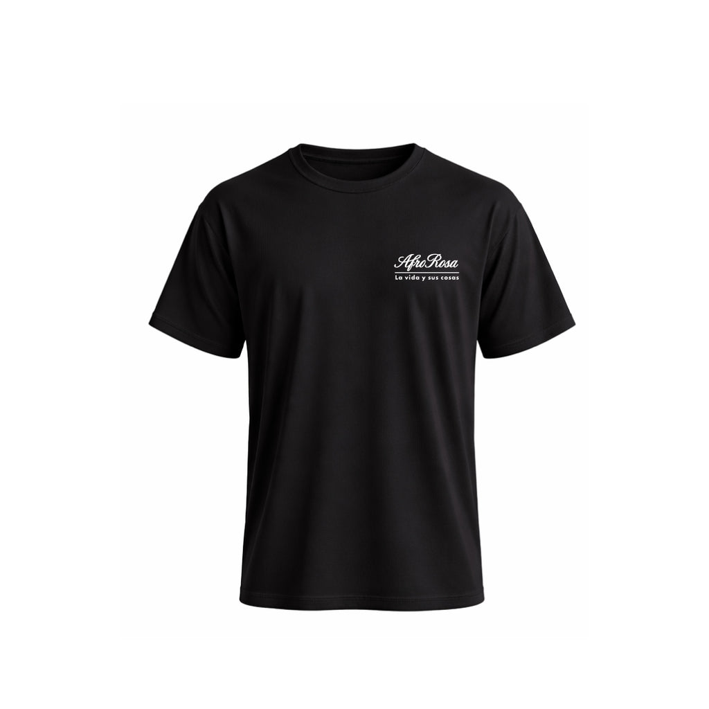 Camiseta Manga Corta Estampado de Rosa