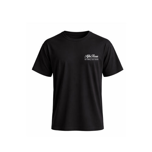 Camiseta Manga Corta Estampado de Rosa